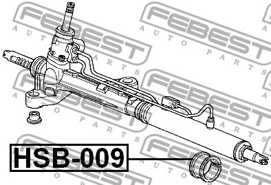 HSB-009 FEBEST Подвеска, рулевое управление (фото 2)