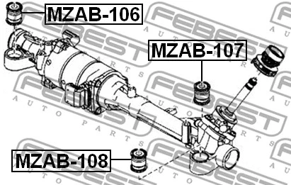 MZAB-107 FEBEST Подвеска, рулевое управление (фото 2)