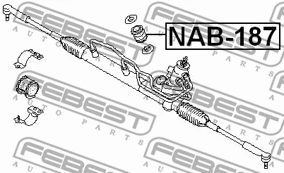 NAB-187 FEBEST Подвеска, рулевое управление (фото 2)