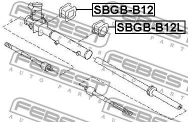 SBGB-B12L FEBEST Подвеска, рулевое управление (фото 2)