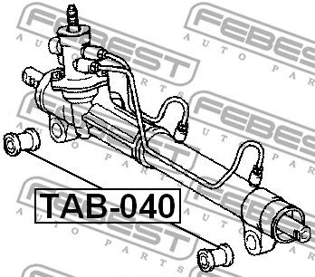 TAB-040 FEBEST Подвеска, рулевое управление (фото 2)