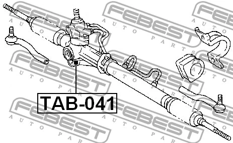 TAB-041 FEBEST Подвеска, рулевое управление (фото 2)