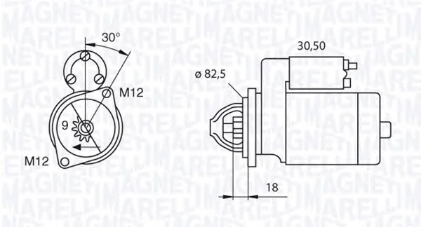 063720018010 MAGNETI MARELLI Стартер (фото 1)