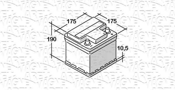 068040032010 MAGNETI MARELLI Аккумулятор (фото 1)