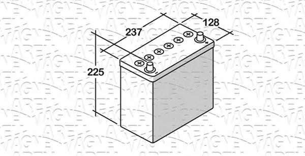 068045030010 MAGNETI MARELLI Аккумулятор (фото 1)