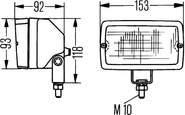 1GA 005 060-041 BEHR/HELLA/PAGID Фара рабочего освещения (фото 3)