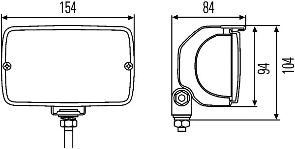 1GA 998 522-011 BEHR/HELLA/PAGID Фара рабочего освещения (фото 3)