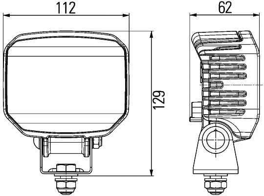 1GA 996 188-021 BEHR/HELLA/PAGID Фара рабочего освещения (фото 2)