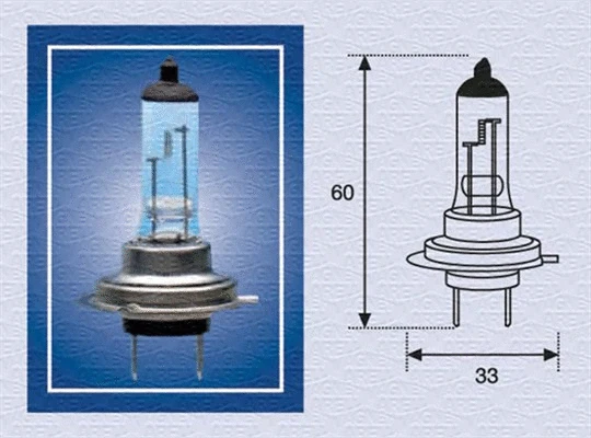 002578100000 MAGNETI MARELLI Лампа накаливания, фара рабочего освещения (фото 1)