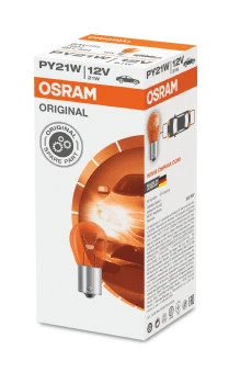 7507 OSRAM Лампа накаливания, фонарь указателя поворота (фото 2)