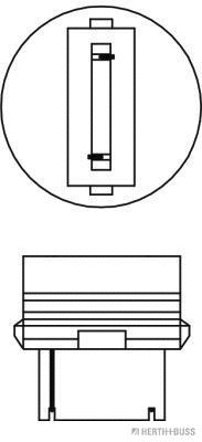 89901310 HERTH+BUSS Лампа накаливания, фонарь указателя поворота (фото 3)