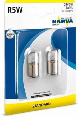 171814000 NARVA Лампа накаливания, фонарь указателя поворота (фото 2)