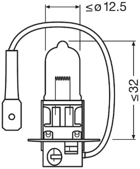 64151-01B OSRAM Лампа накаливания, фара дальнего света (фото 2)