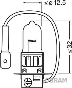 64151NBU-01B OSRAM Лампа накаливания, фара дальнего света (фото 1)