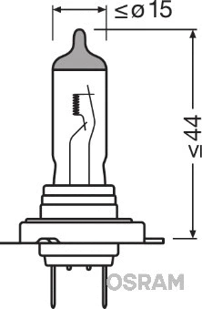 64210ULT-HCB OSRAM Лампа накаливания, фара дальнего света (фото 1)