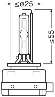66140CBN OSRAM Лампа накаливания, фара дальнего света (фото 2)