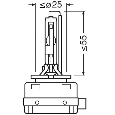 66340-1SCB OSRAM Лампа накаливания, фара дальнего света (фото 2)