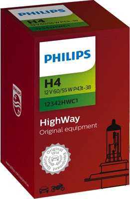 12342HWC1 PHILIPS Лампа накаливания, фара дальнего света (фото 3)