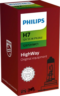12972HWC1 PHILIPS Лампа накаливания, фара дальнего света (фото 2)