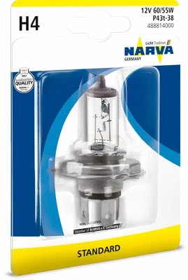 488814000 NARVA Лампа накаливания, фара дальнего света (фото 2)