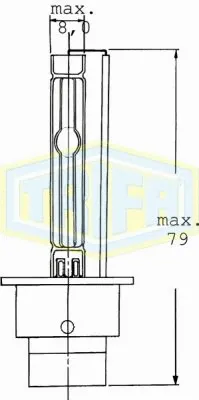 02002 TRIFA Лампа накаливания, фара дальнего света (фото 1)