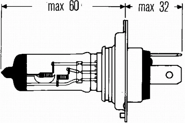 8GJ 002 525-001 BEHR/HELLA/PAGID Лампа накаливания, основная фара (фото 2)