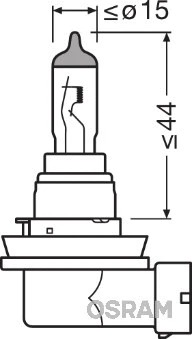 64219L+ OSRAM Лампа накаливания, противотуманная фара (фото 1)