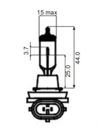202617 SCT GERMANY Лампа накаливания, противотуманная фара (фото 1)