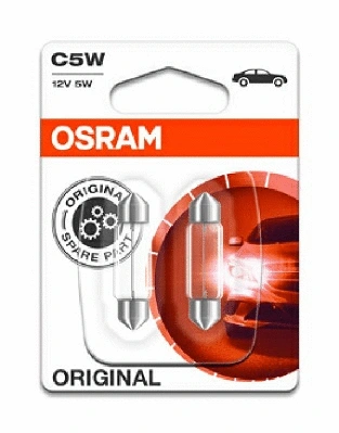 6418-02B OSRAM Лампа накаливания, фонарь освещения номерного знака (фото 2)