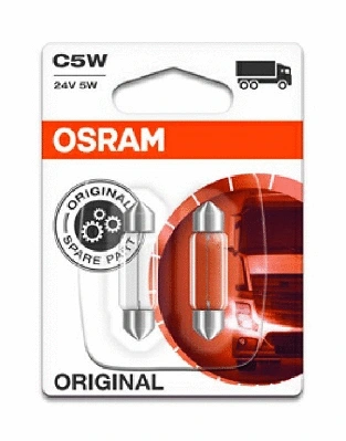 6423-02B OSRAM Лампа накаливания, фонарь освещения номерного знака (фото 2)