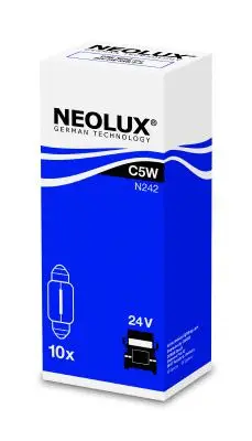 N242 NEOLUX® Лампа накаливания, фонарь освещения номерного знака (фото 2)