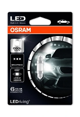 6498CW-01B OSRAM Лампа накаливания, oсвещение салона (фото 3)