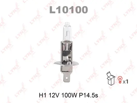 L10100 LYNXAUTO Лампа накаливания (фото 1)