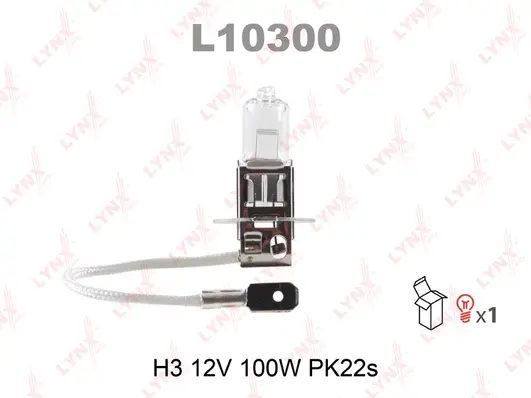 L10300 LYNXAUTO Лампа накаливания (фото 1)