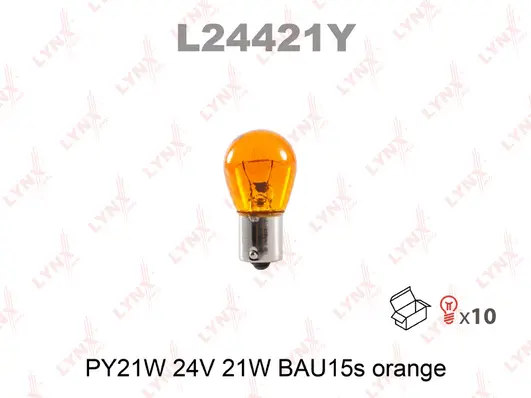 L24421Y LYNXAUTO Лампа накаливания (фото 1)