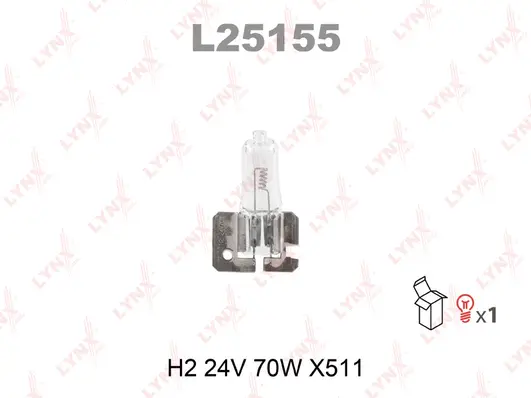L25155 LYNXAUTO Лампа накаливания (фото 1)