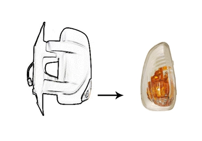 3799917 VAN WEZEL Фонарь указателя поворота (фото 1)