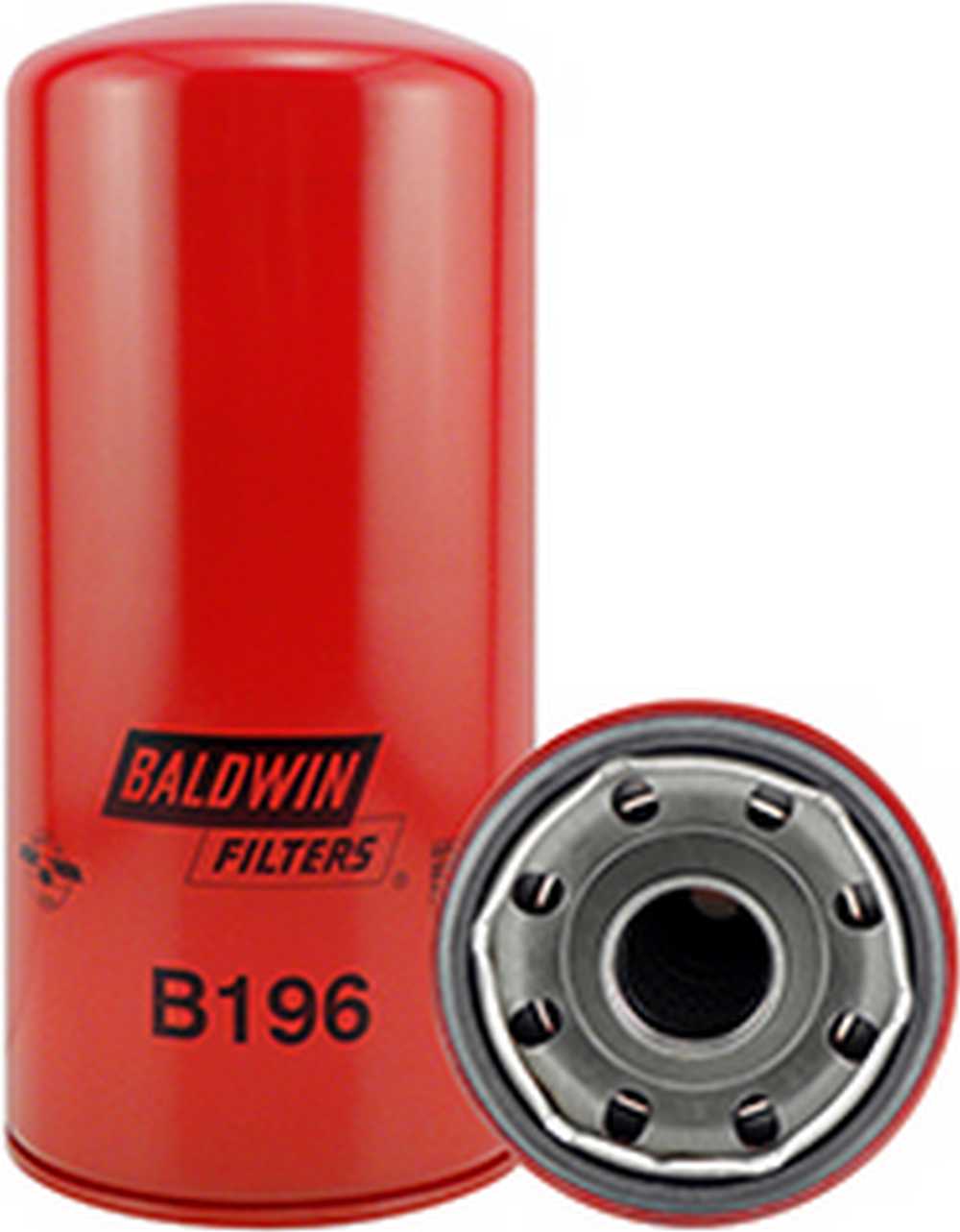 B196 BALDWIN Фильтр масляный d118.3 h252.4 cummins eng. (фото 2)