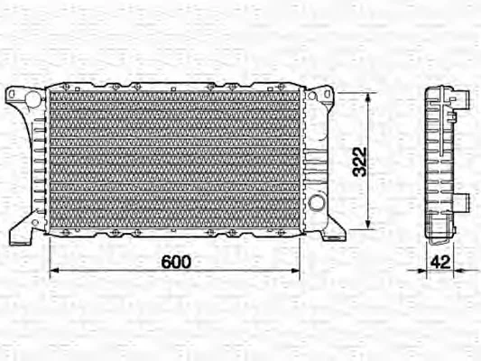 350213515000 MAGNETI MARELLI Радиатор охлаждения двигателя (фото 1)