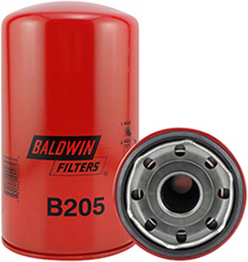 B205 BALDWIN Фильтр масляный d118.3 h205.6 ag-chem/case/dresser/kawasaki/steiger/cummins/dresser engines (фото 2)