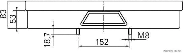 83840519 HERTH+BUSS Задний фонарь (фото 3)