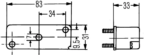 2KA 003 168-021 BEHR/HELLA/PAGID Фонарь освещения номерного знака (фото 2)