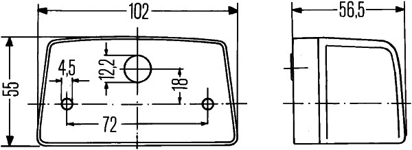 2KA 998 523-001 BEHR/HELLA/PAGID Фонарь освещения номерного знака (фото 2)