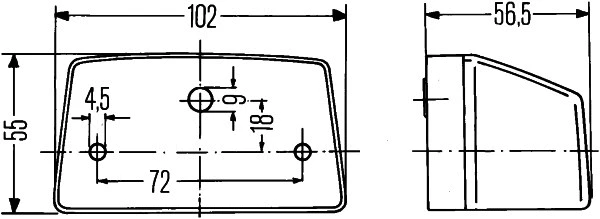 2KA 003 389-001 BEHR/HELLA/PAGID Фонарь освещения номерного знака (фото 2)