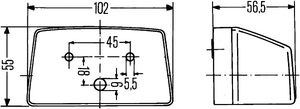 2KA 003 389-011 BEHR/HELLA/PAGID Фонарь освещения номерного знака (фото 2)