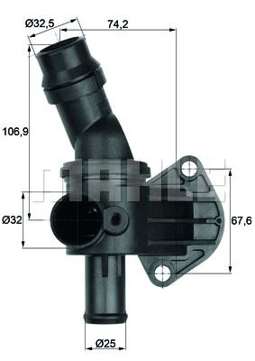 TI 8 87 BEHR/HELLA/PAGID Термостат (фото 1)