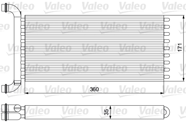 811521 VALEO Теплообменник, отопление салона (фото 1)