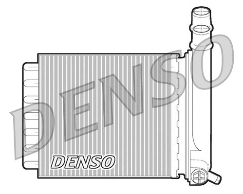 DRR07007 DENSO Теплообменник, отопление салона (фото 1)