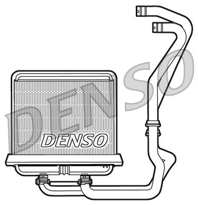 DRR12006 DENSO Теплообменник, отопление салона (фото 1)