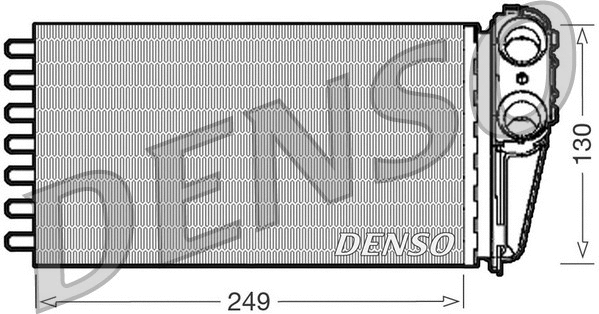 DRR21001 DENSO Теплообменник, отопление салона (фото 1)